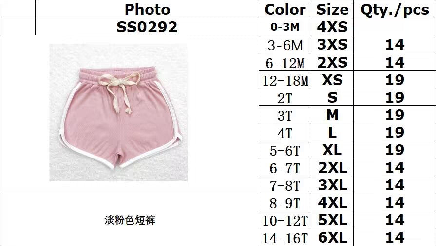 SS0292 Light pink shorts