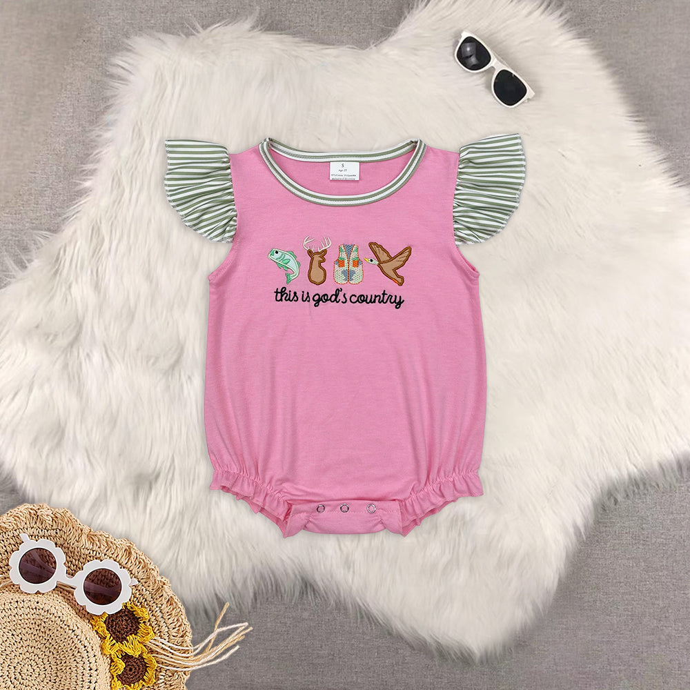 RTS NO MOQ embroidery short-sleeved shorts suit & short-sleeved sets and romper