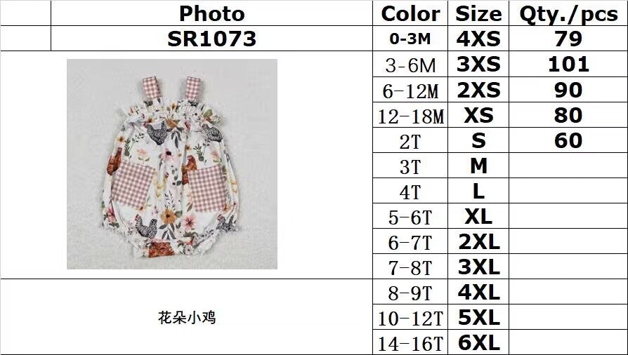 SR1073 flower chick RTS NO MOQ