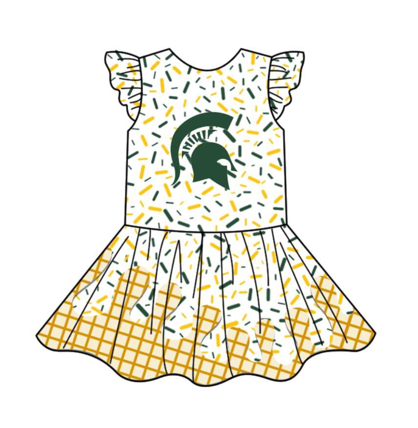 Custom moq 5 mix sizes baby kids summer clothing Ice Cream Shorts