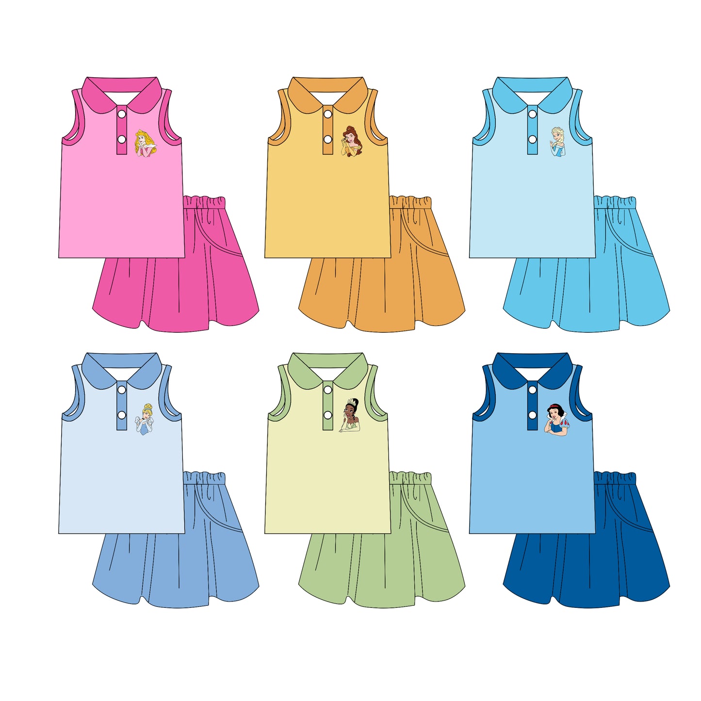 3.17 custom each style moq 5eta 4-6week Sibling Sister baby girls short sleeve dress and dress 6 match design