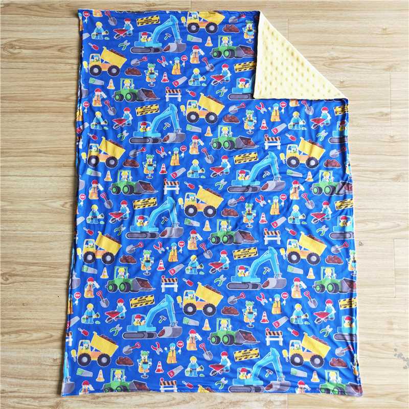 6 A17-16 engineering team baby blanket