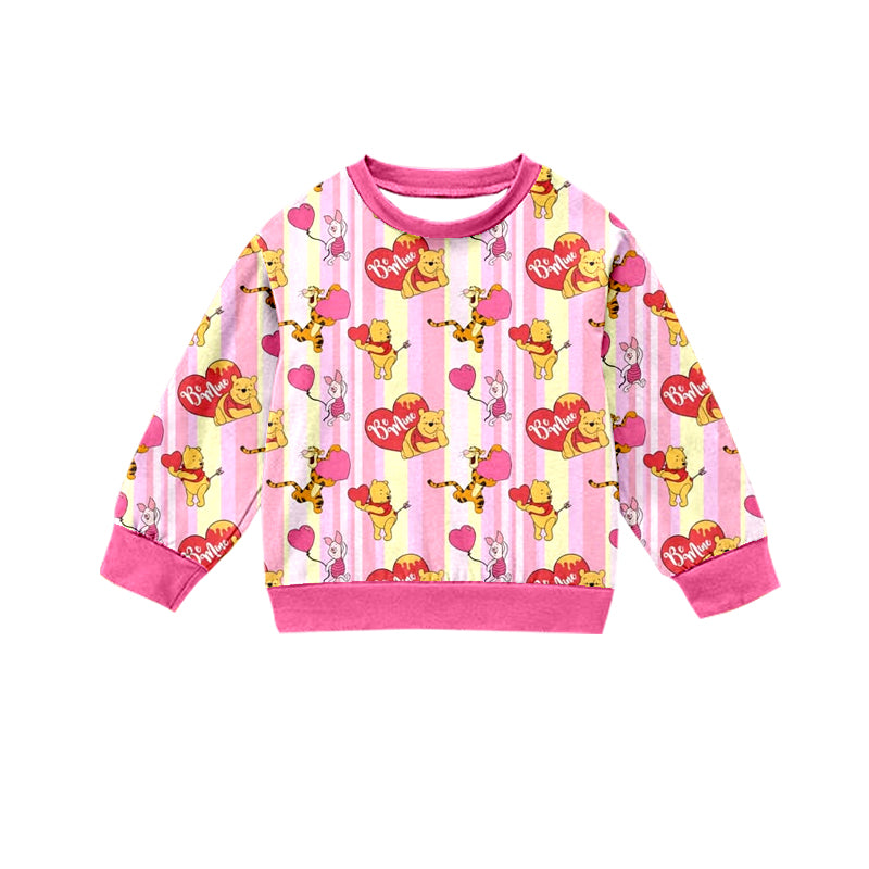 Custom moq 3 MIX SIZE eta 7/8week moq 5 eta /4/5week Boys and Girls Cartoon Long Sleeve Top