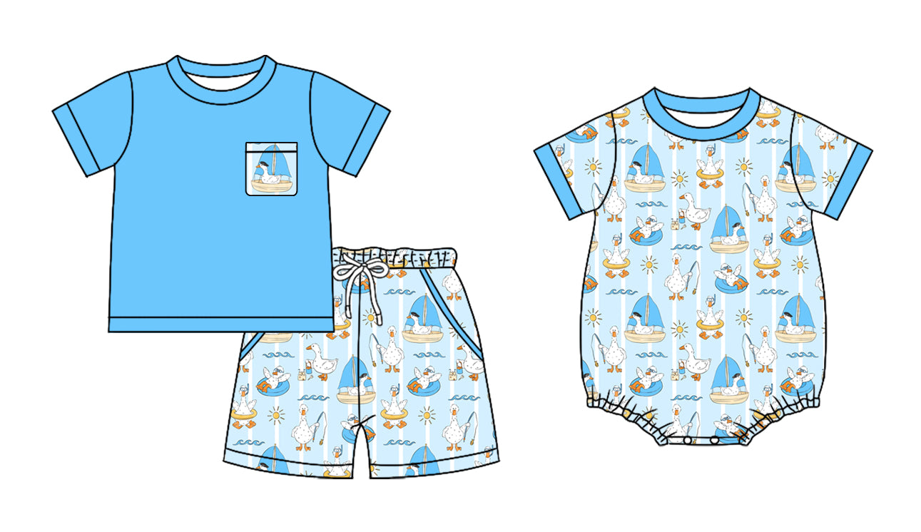 25.12.4 custom each style moq 5 eta 6-8 week Sibling Sister baby boy short sleeve shorts sets and boy rompers match family design
