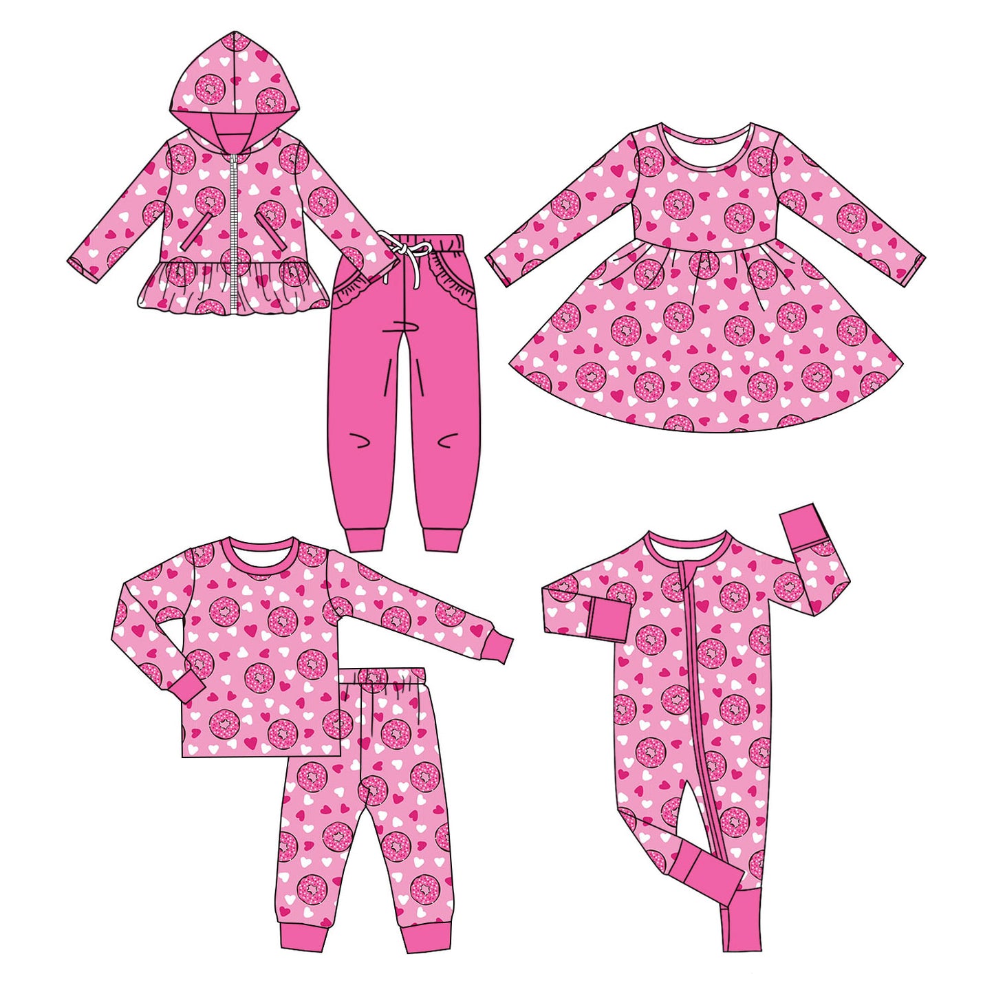25.11.21 custom each style moq 5 eta 6-8week Sibling Sisters baby girl long sleeve pants sets 2 and dress and rompers match family design