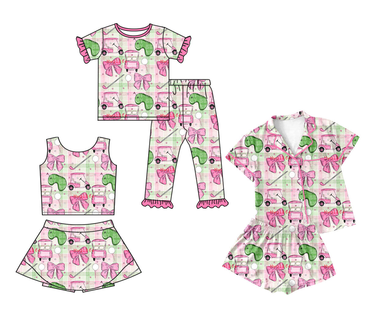 25.12.2 custom each style moq 5 eta 6-8week Sibling Sisters bow baby girl clothes short sleeve shorts sets and skirts sets and pant sets match family design