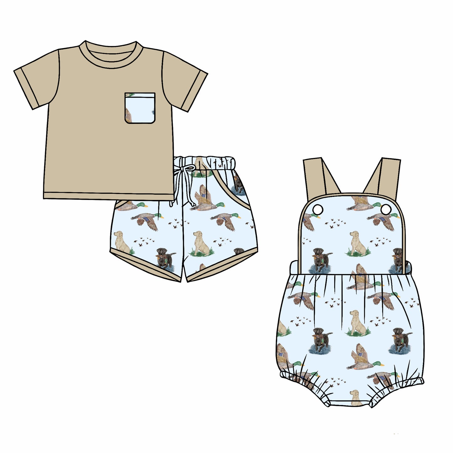26.1.2 custom each style moq 5 eta 6-8week Sibling Sister duck baby boy short sleeve shorts sets and romper match design