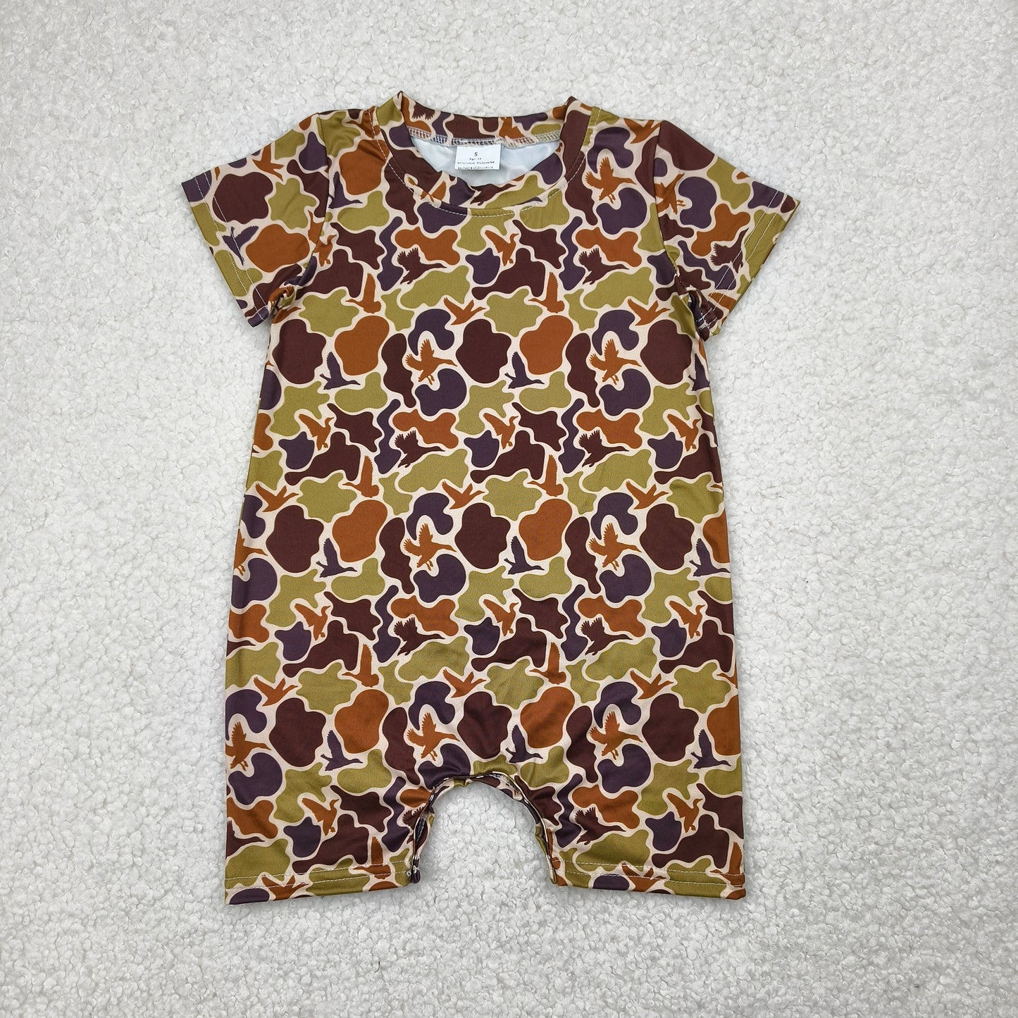 RTS SALES NO MOQ4.19迷彩军绿色连体衣Camouflage Army Green Bodysuit