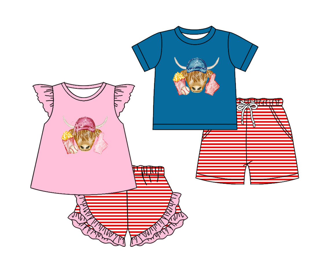 25.11.22 custom each style moq 5 eta 6-8week Sibling Sisters baby girl boy clothes short sleeve shorts sets 2 match family design