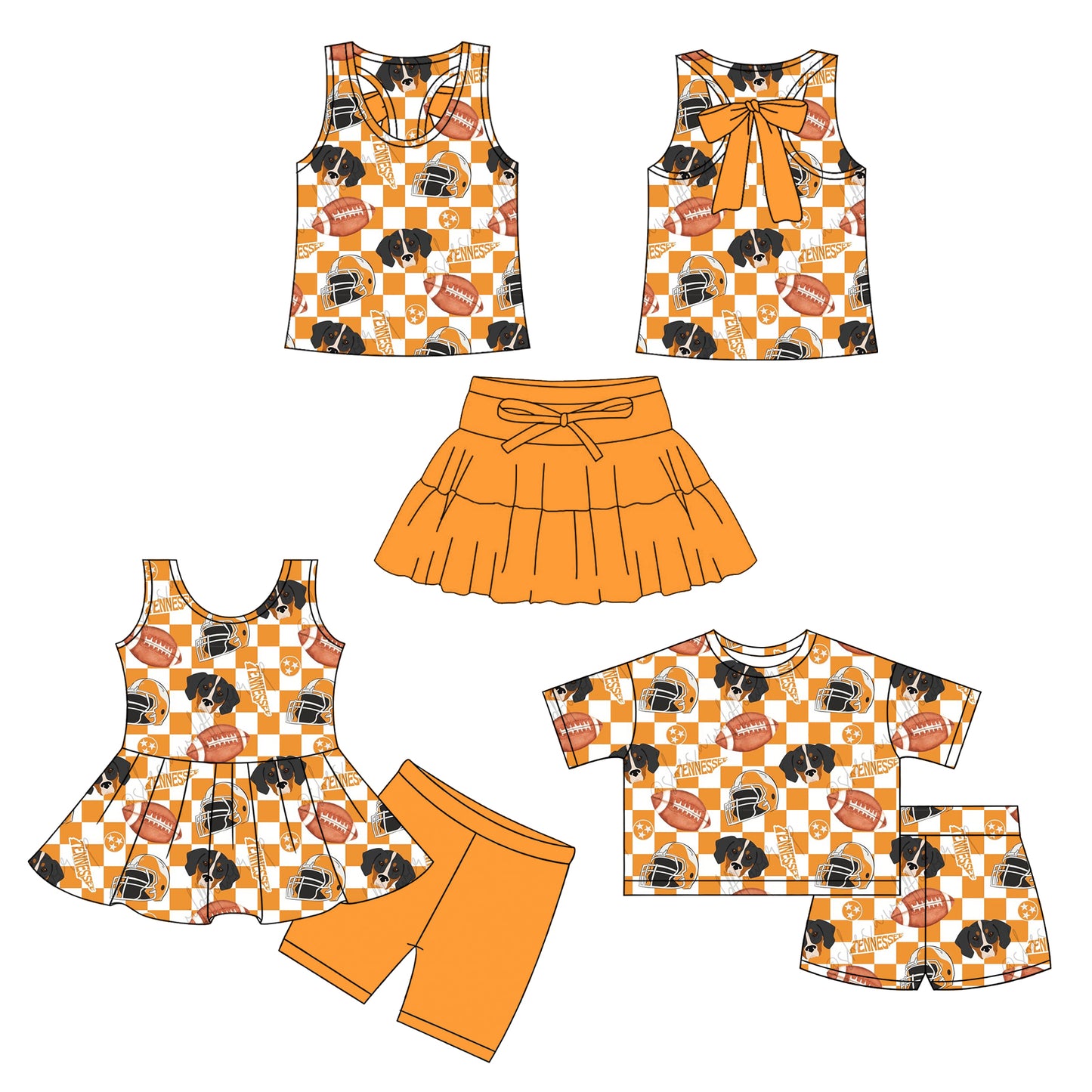 26.1.7 custom each style moq 5 eta 6-8week Sibling Sister team baby short sleeve shorts sets 3 match design