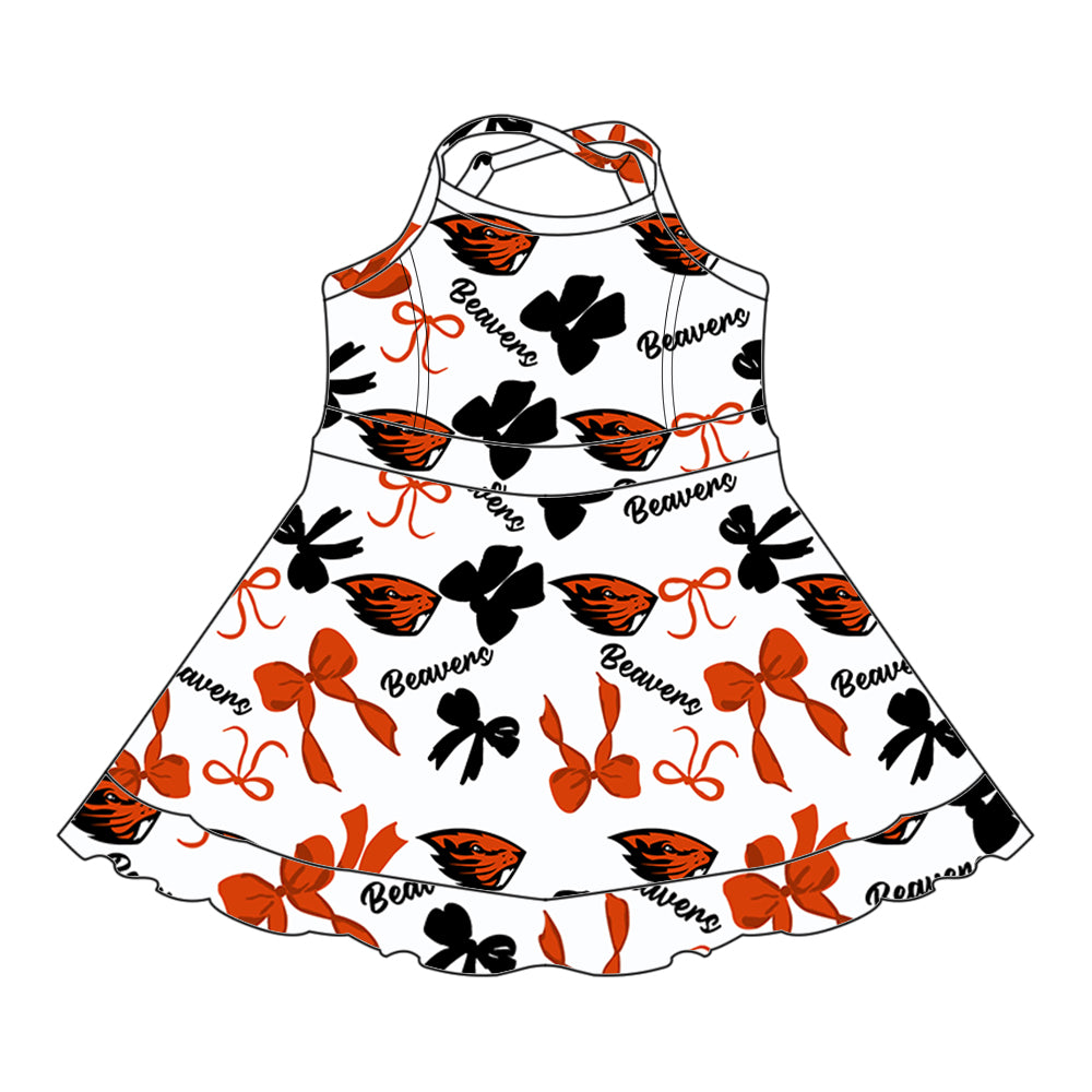 Custom moq 5 mix sizes summer teams baby girls clothes team short sleeve skirts shorts sets dress 1 and dress 2 and dress 3 and dress 4-25.5.24