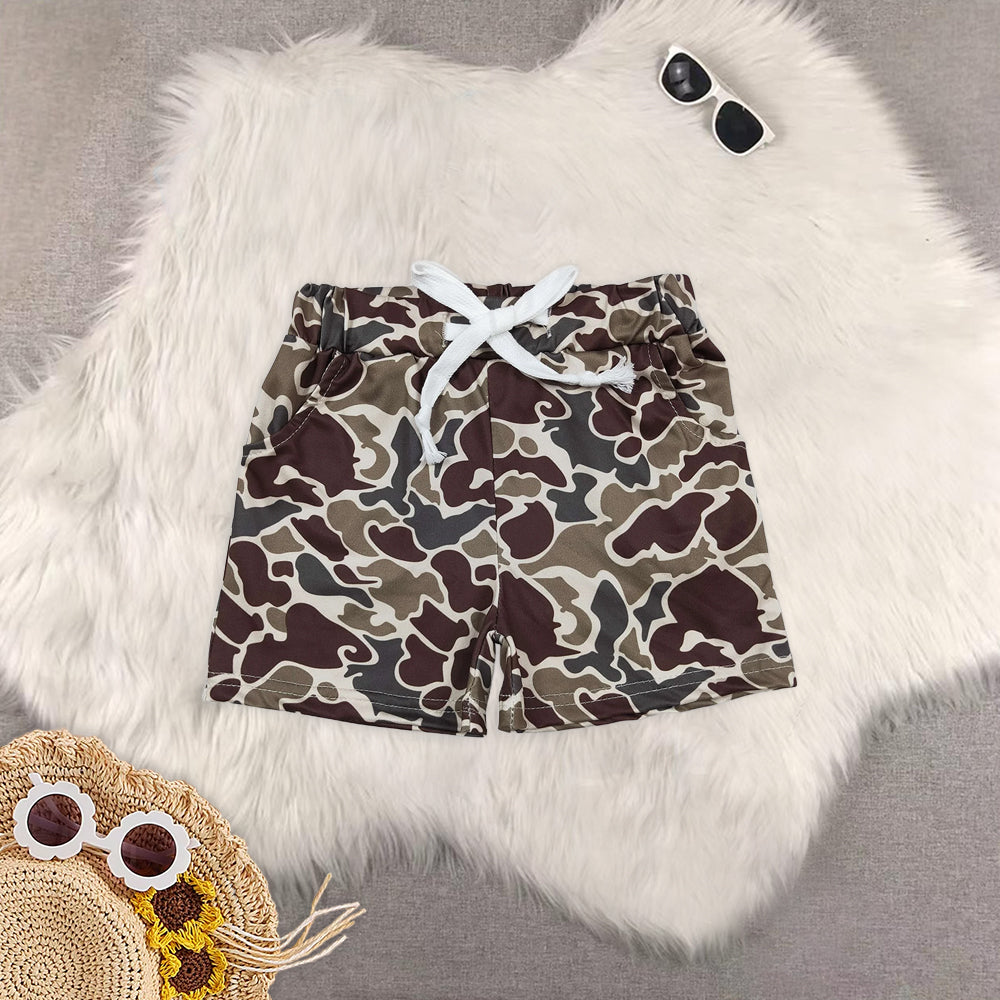 RTS NO MOQ Baby Boys clothes Summer Camouflage Shorts