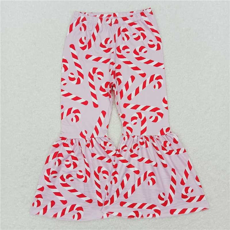 RTS SALES NO MOQ G6-5-1,, Striped cane pink trousers