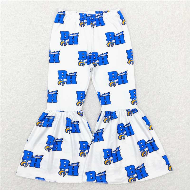 RTS SALES NO MOQ G6-5-5; BH字母白色长裤G6-5-5; BH lettering white trousers