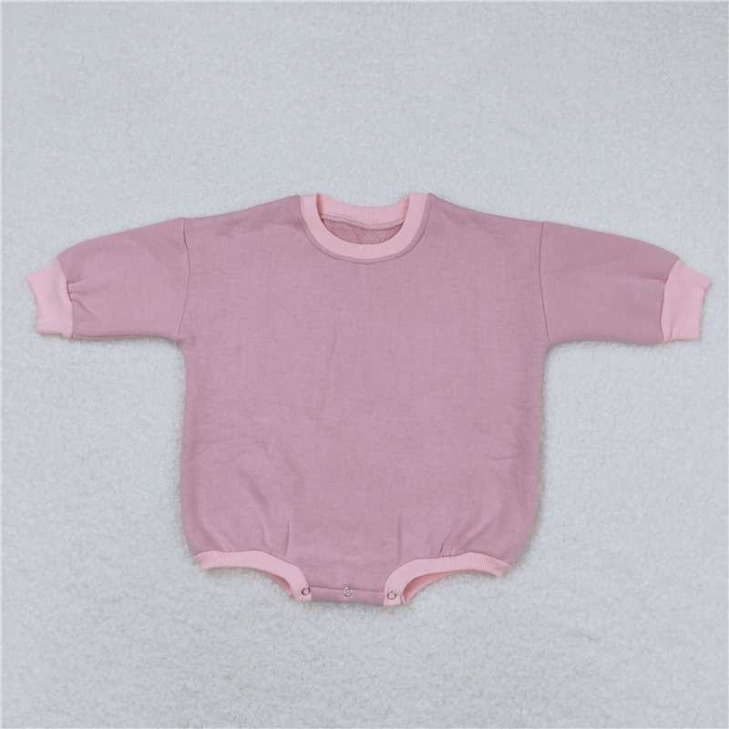 RTS NO MOQ TAT: 7-10 days arrived LR0951 Purple fleece sweatshirt long-sleeved jumpsuit