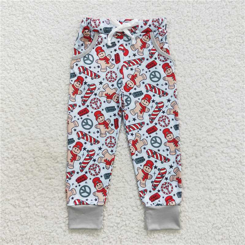 P0289 Gingerbread Man Star Skateboard Trousers