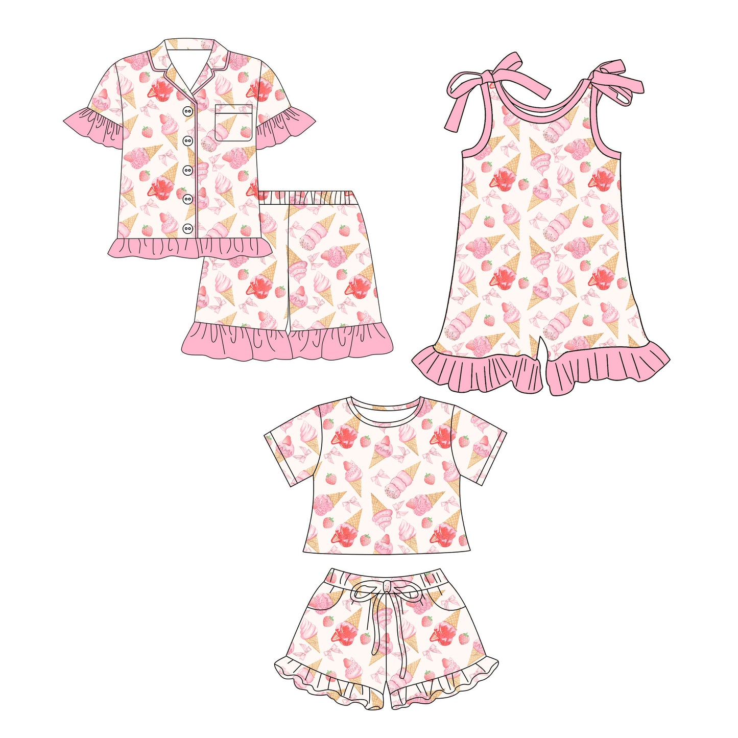 26.1.3 custom each style moq 5 eta 6-8week Sibling Sister baby short sleeve shorts sets 2 and jumpsuit match design