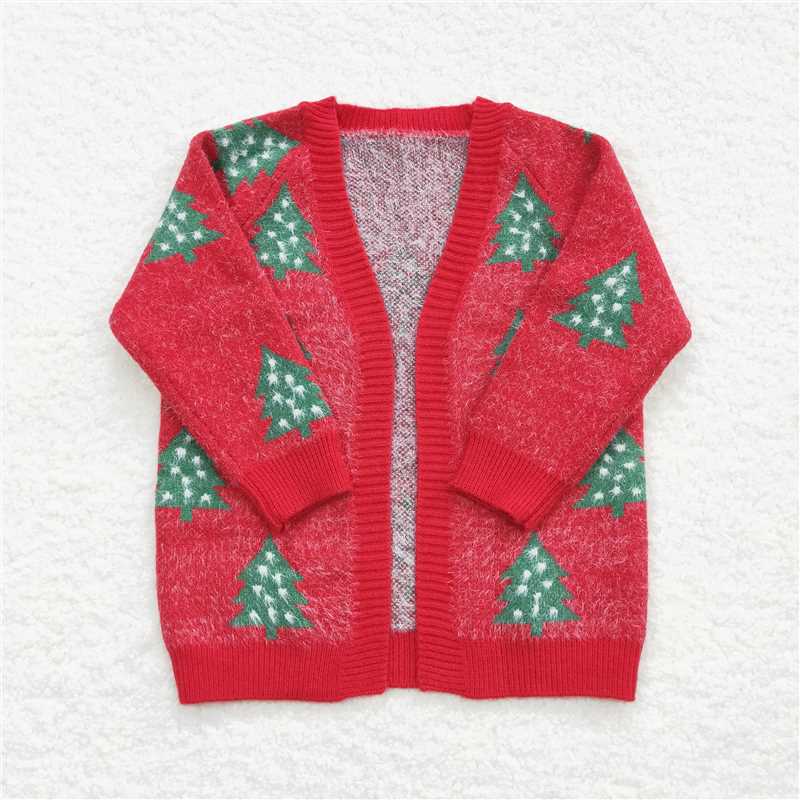 RTS NO MOQ sweater cardigan christmas sweater red blue green christmas