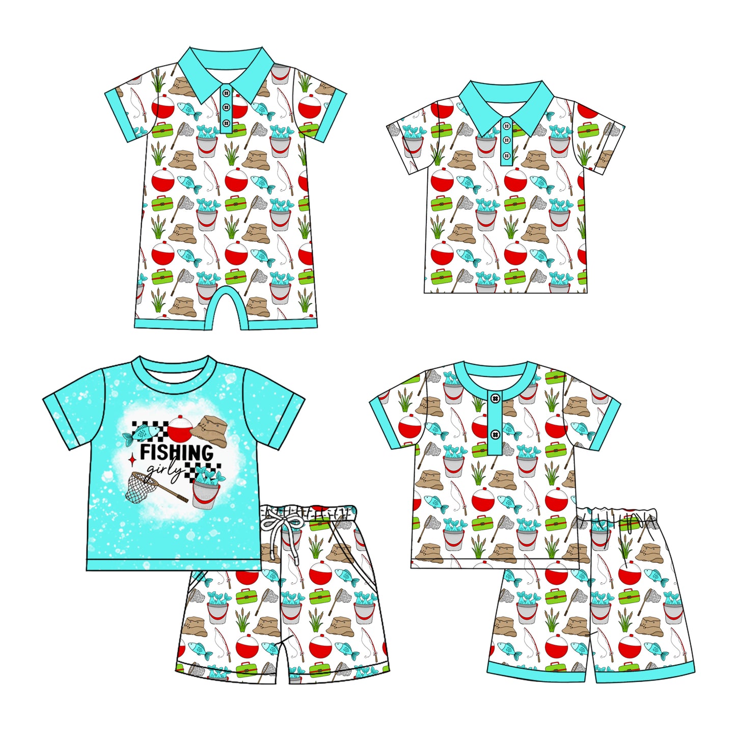 26.1.6 custom each style moq 5 eta 6-8 week Sibling Sister baby boy short sleeve shorts sets 2 and boy rompers and top match family design