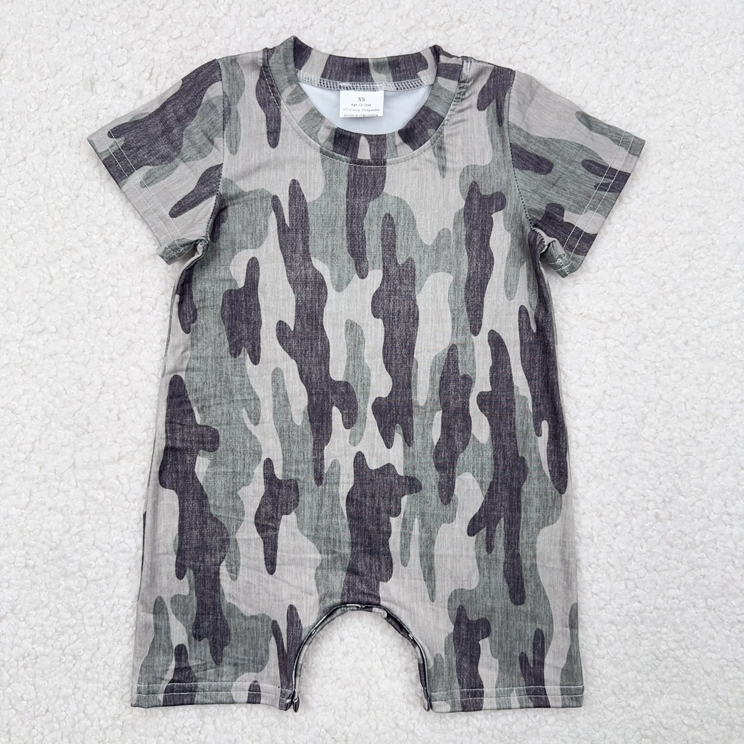 RTS SALES NO MOQ 黑绿色迷彩连体衣Black and green camouflage jumpsuit