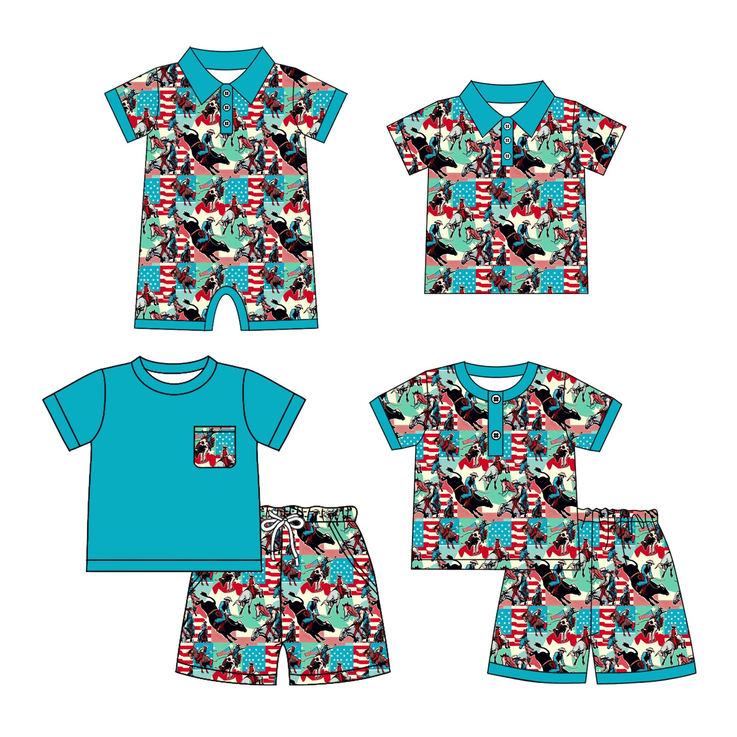 26.1.7 custom each style moq 5 eta 6-8 week Sibling Sister baby boy short sleeve shorts sets 2 and boy rompers and top match family design