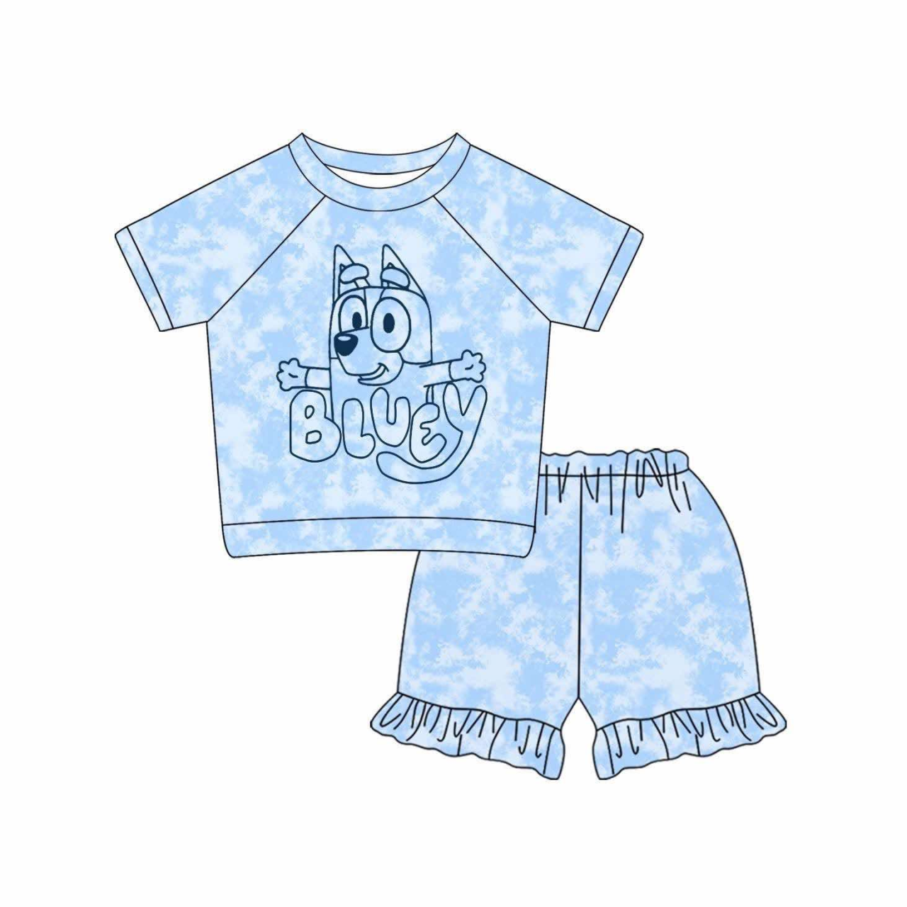 Deadline: May 10 Custom no moq baby girls pajamas kids summer sets
