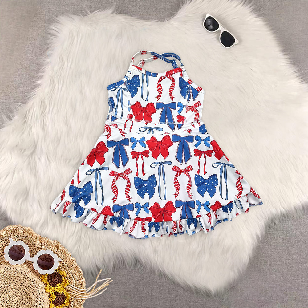 RTS NO MOQ baby girl clothes yoga floral suspender skirt sets