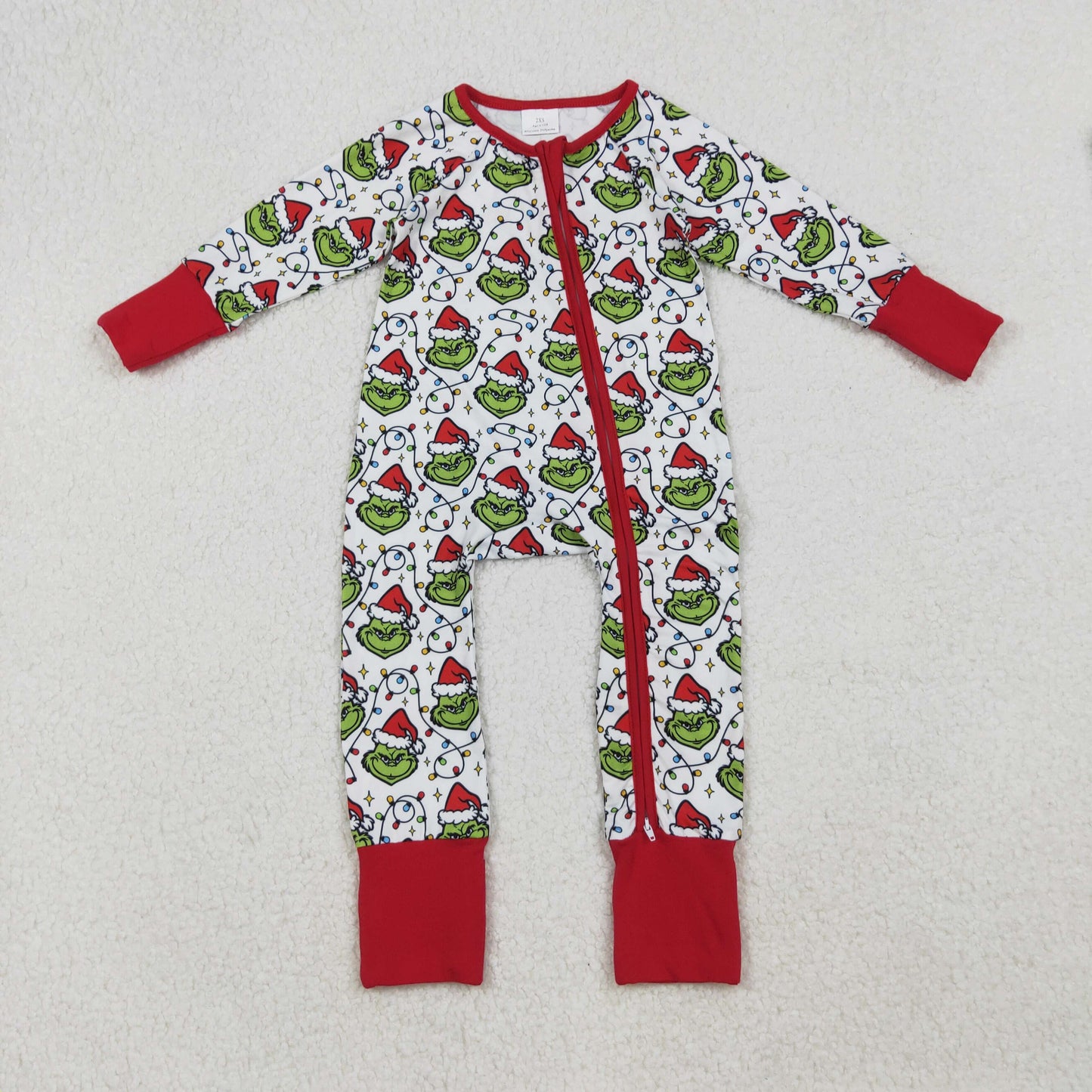 RTS Sibling baby boy clothes Christmas cartoon long Sleeve pants sets and rompers