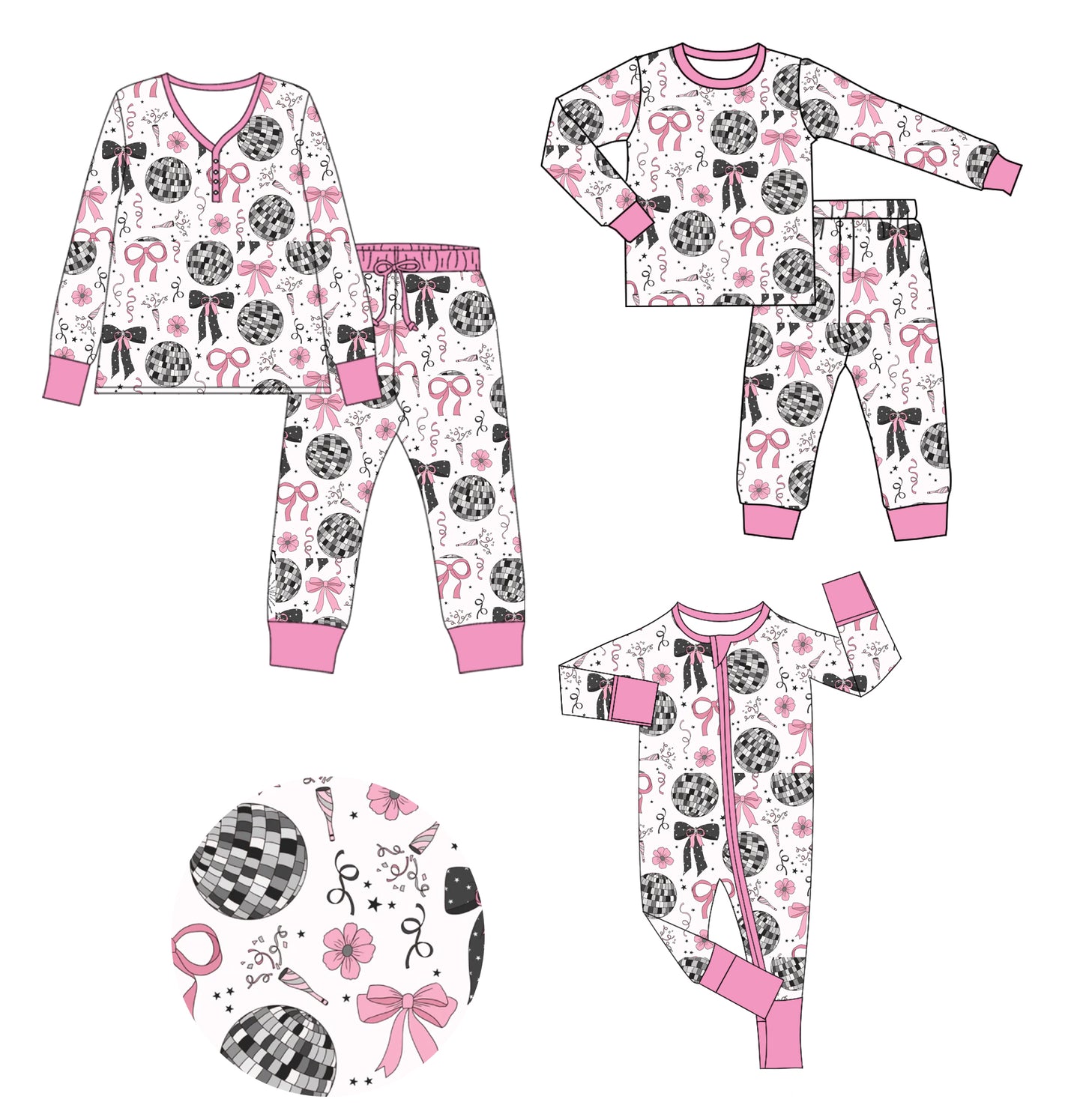 25.9.1 custom each style moq 5eta 4-6week Sibling Sister happy new year bow baby long sleeve pants sets and romper and adult set match design