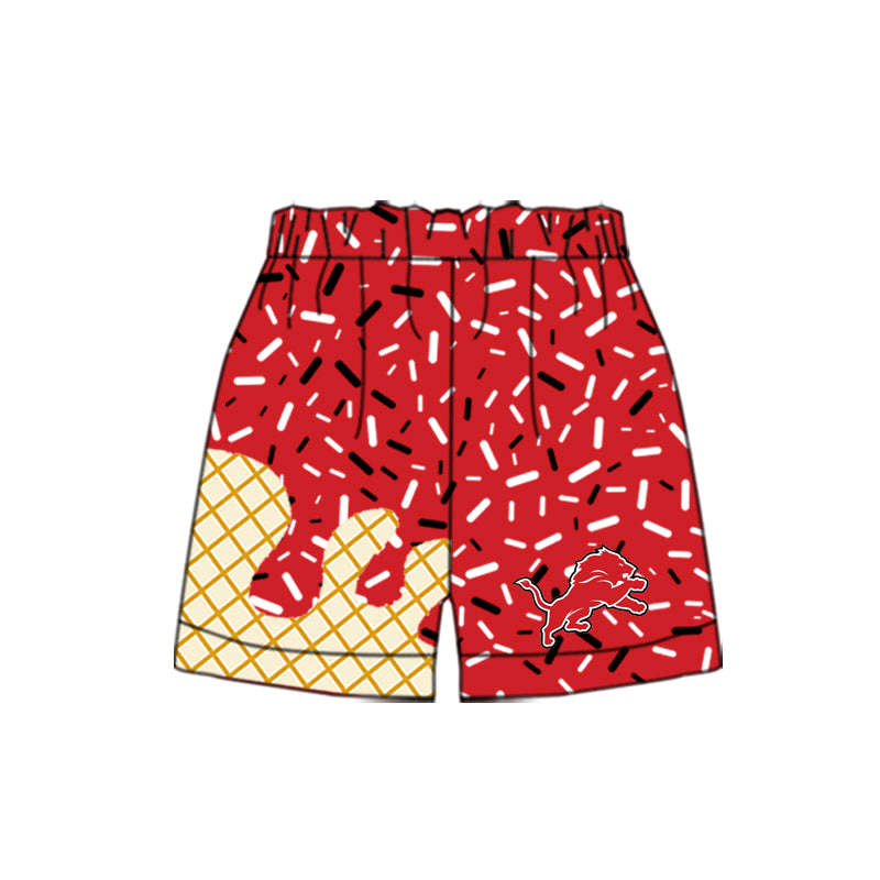 Deadline June 11 Custom no moq Ice Cream Shorts lion drip shorts
