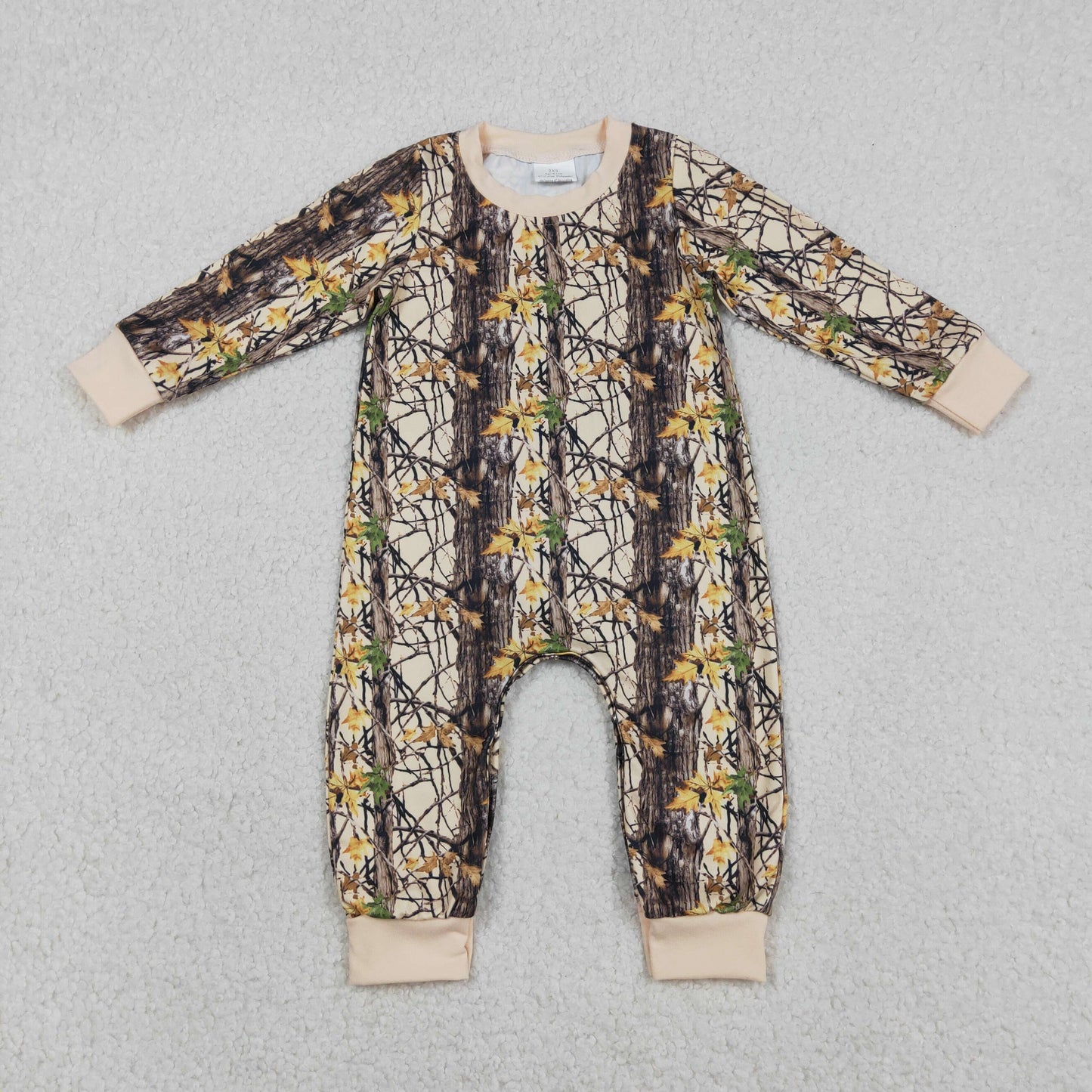 RTS NO MOQ(In Stock ) Branch and Leaf Long-Sleeved Bodysuit