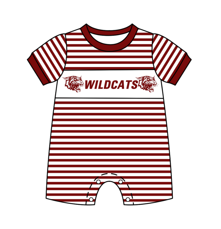 Custom moq 3 eta 6-8weeks baby boys clothes short sleeve romper