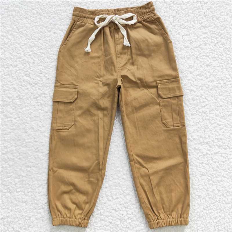 RTS NO MOQ Baby Boys Clothes Pocket overalls Pants