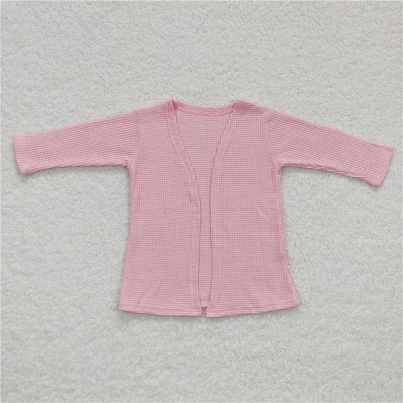 GT0249 Light Pink Long Sleeve Cardigan Top girls cardigan