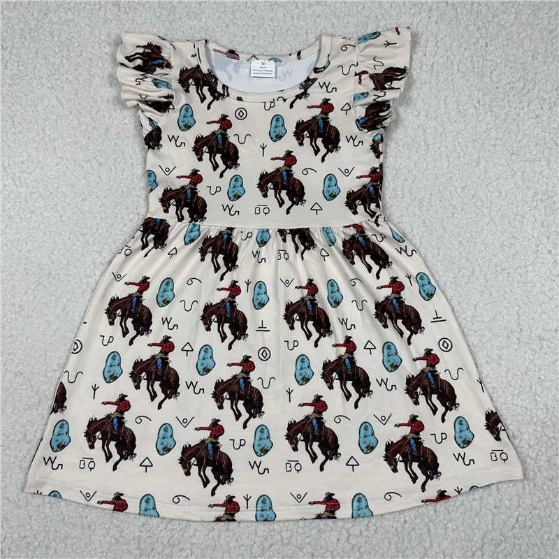 Horse riding sapphire light yellow flying sleeve dress 骑马蓝宝石淡黄色飞袖裙