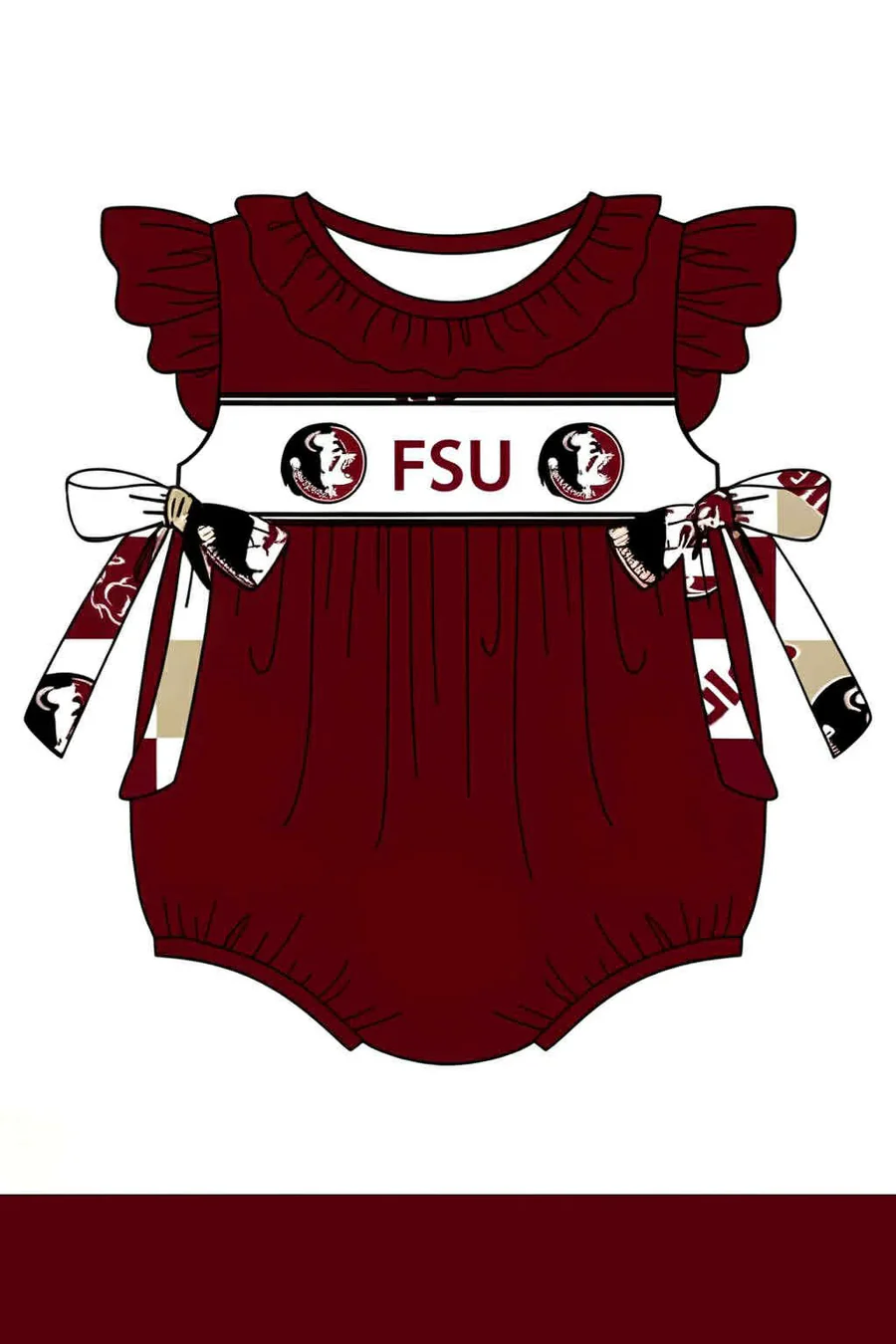 PRE ORDER Deadline August 2 close custom no moq baby girls kids clothing Summer maroon short-sleeved bubble