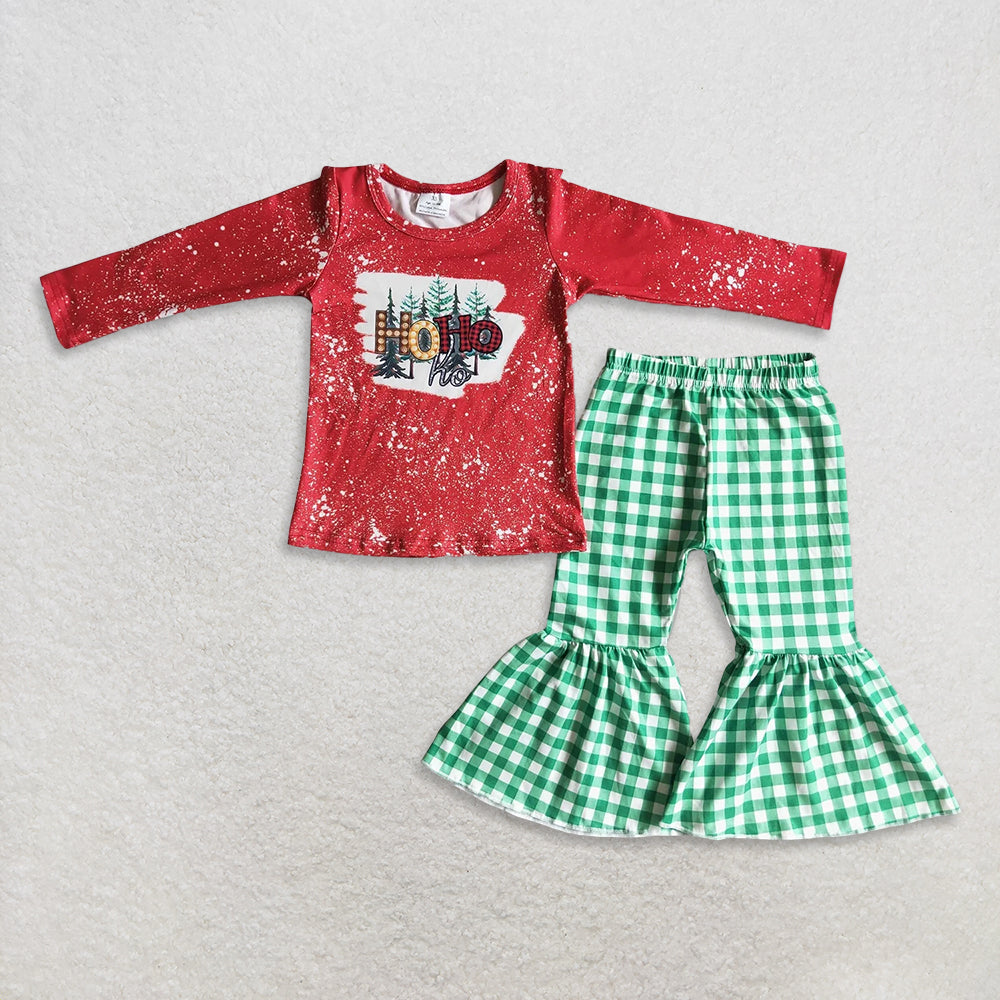 RTS NO MOQ sibling baby girls clothes Christmas long sleeve Clothes Sets