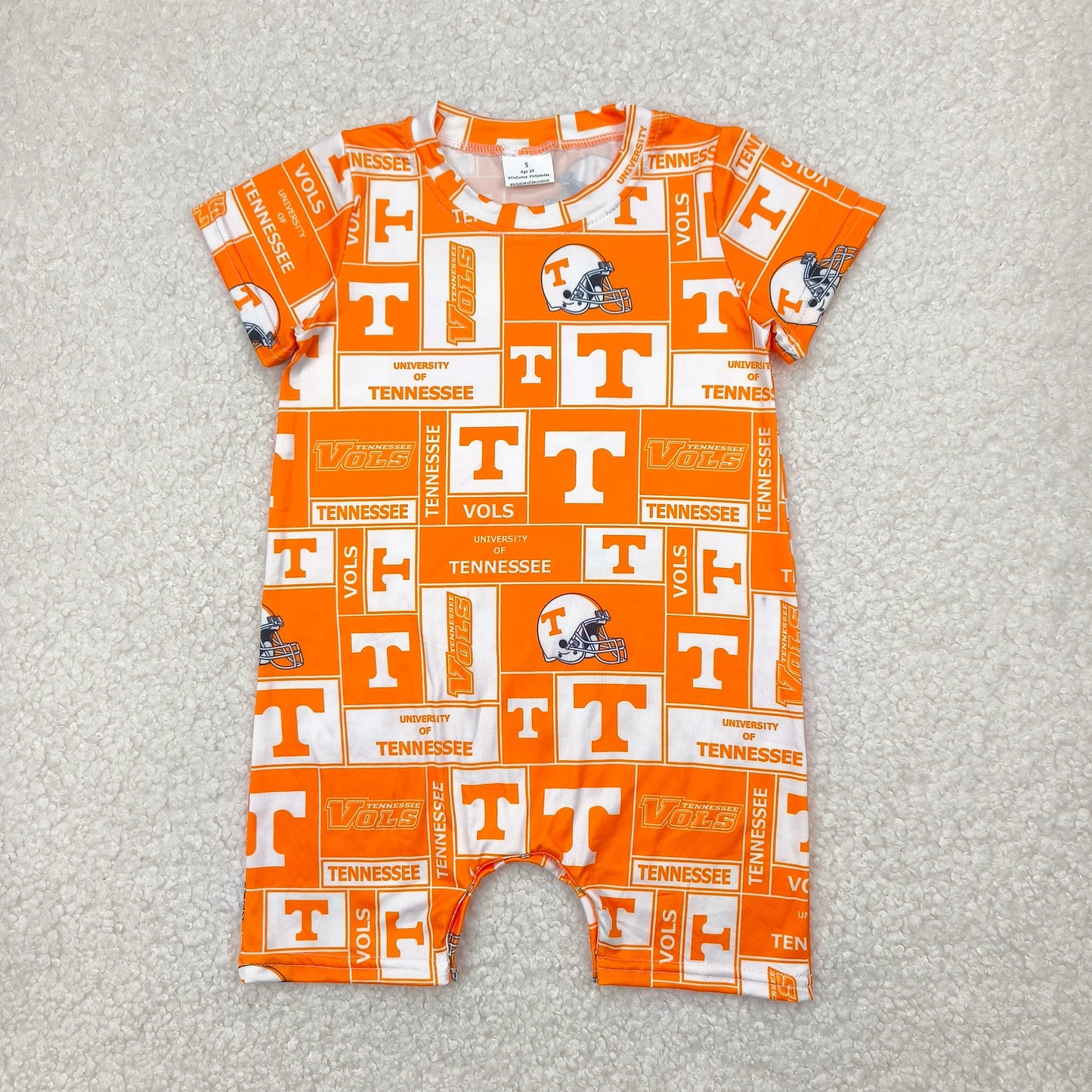 RTS SALES NO MOQ4.19 白色格子T字安全帽TENNESSEE橙色连体衣White plaid T-shaped helmet TENNESSEE orange jumpsuit