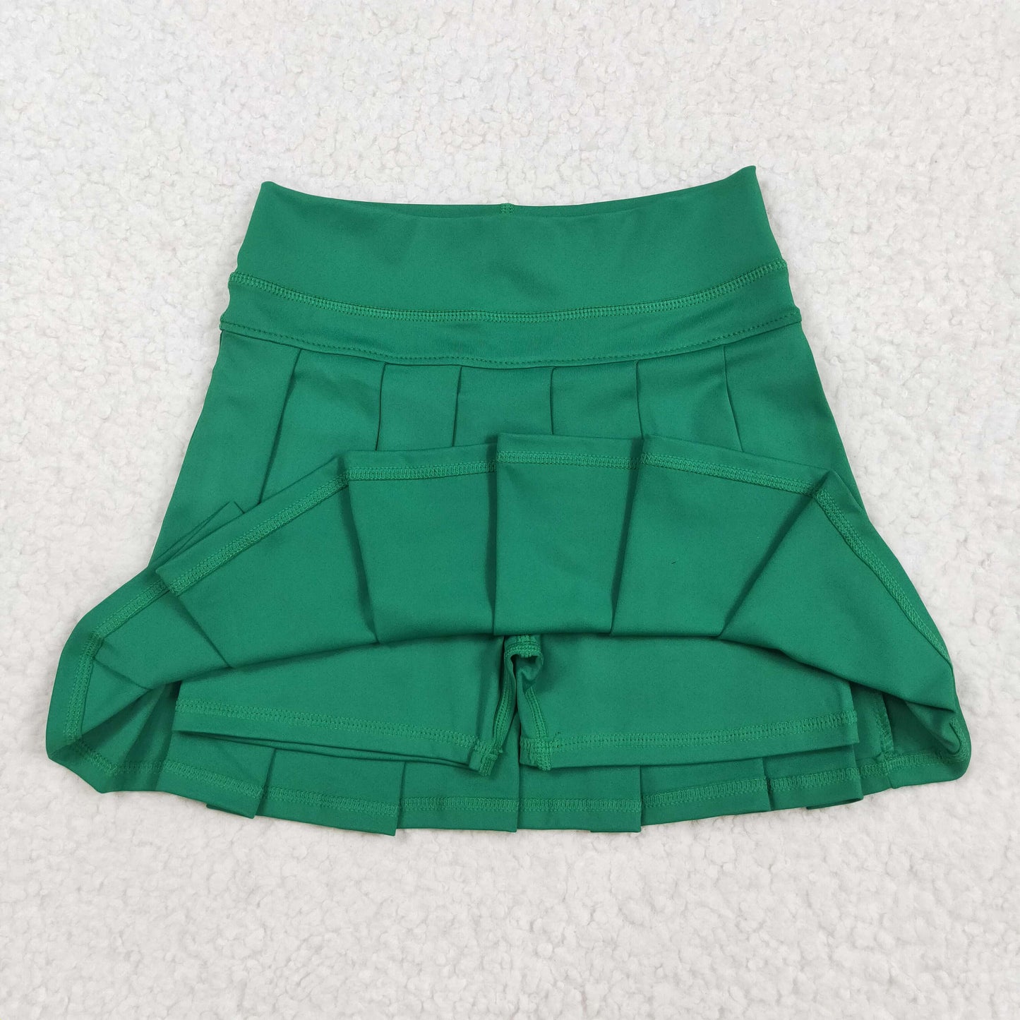 RTS NO MOQ(In Stock ) GLK0126 Solid green yoga skirt