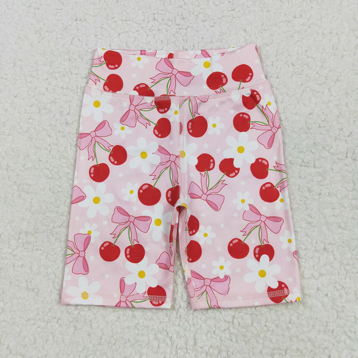 RTS NO MOQ baby girl clothes summer yoga Cycling shorts