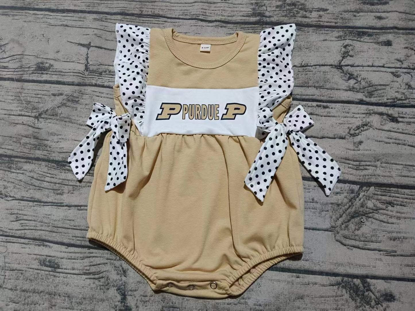 Custom summer team clothes baby girl and boys clothes sets romper