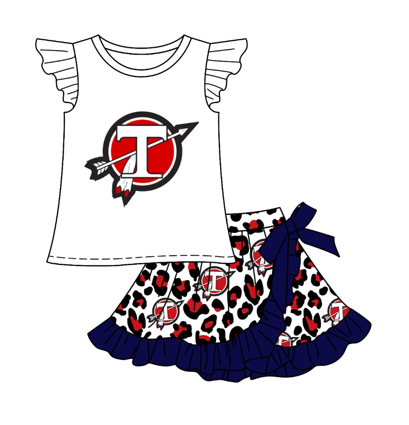 Custom hot selling short sleeve shorts suit