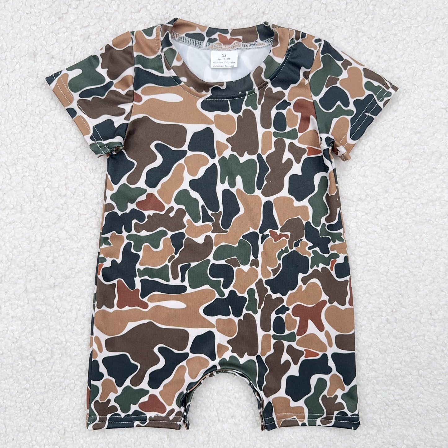 RTS SALES NO MOQ军绿棕色迷彩连体衣Army Green Brown Camouflage Bodysuit