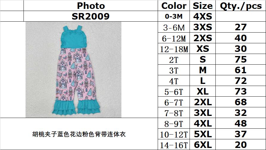 RTS NO MOQ ETA 5/7days Arrived SR2009 Nutcracker Blue Lace Pink Suspender Bodysuit