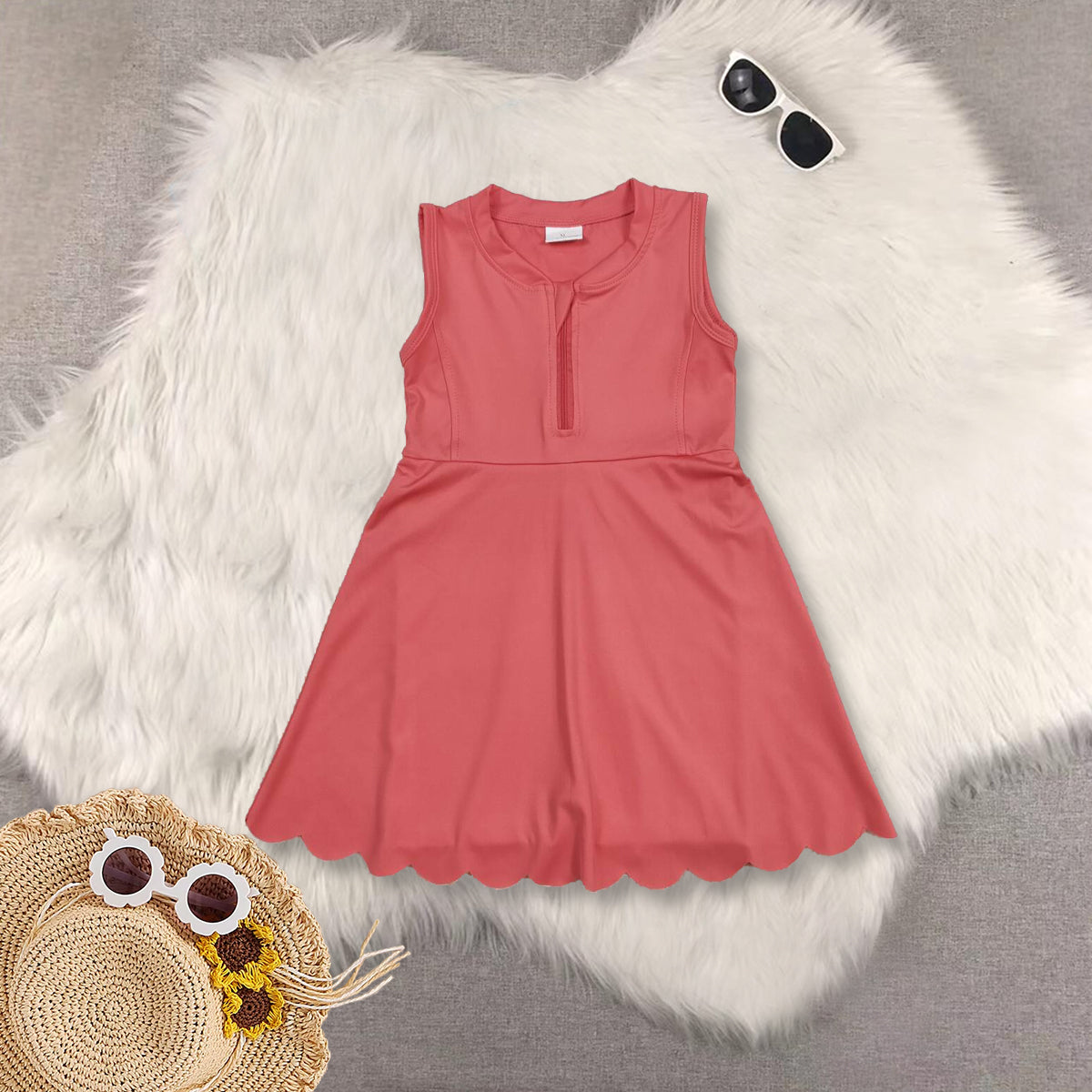 RTS NO MOQ baby girl clothes yoga suspender skirt sets