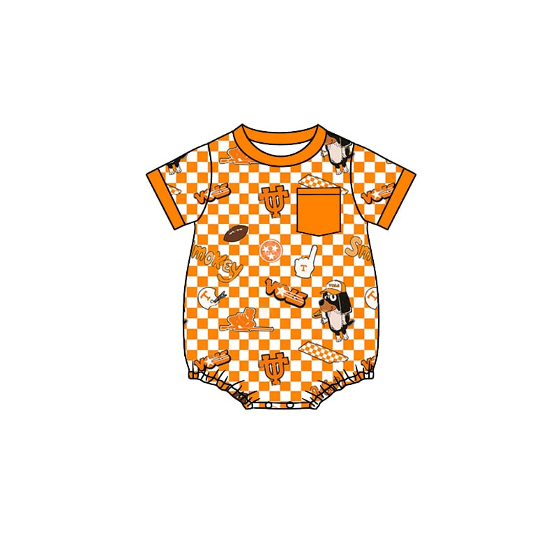 Custom moq 3 eta 6-8weeks baby boys clothes short sleeve romper