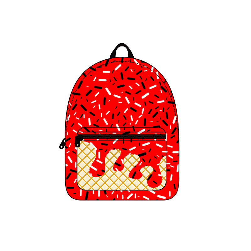 (Pre Order) No moq BA0337 pre-order baby kids team red backpack -2025.7.31
