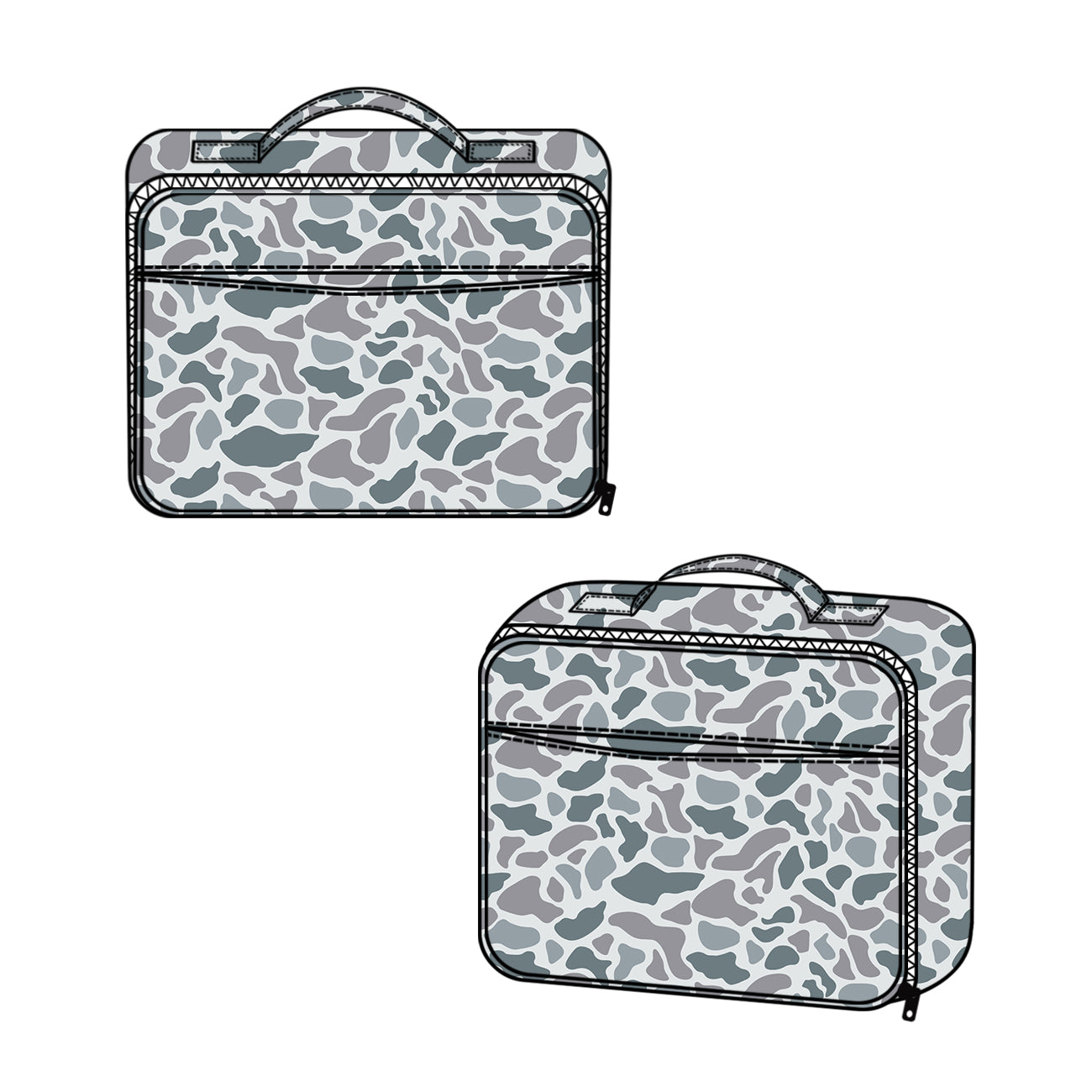 (Pre Order) No moq BA0382 pre-order baby kids camouflage Lunch Box Bag-2025.10.10