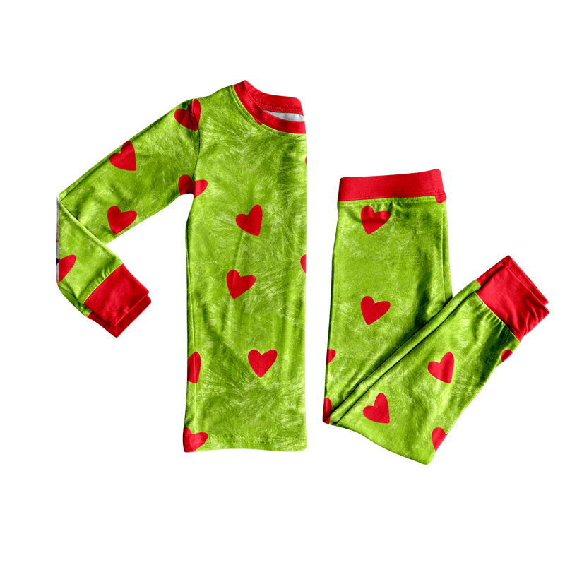 (Pre Order) No moq BLP1175 Pre-order baby boy clothes green long sleeve pants sets-2025.7.14