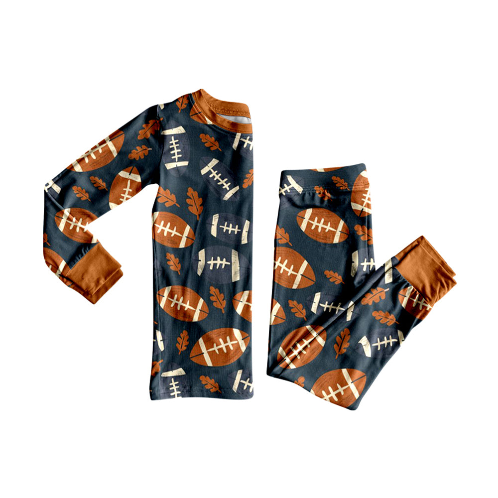 (Pre Order) No moq BLP1215 Pre-order baby boy clothes rugby long sleeve pants sets-2025.8.7